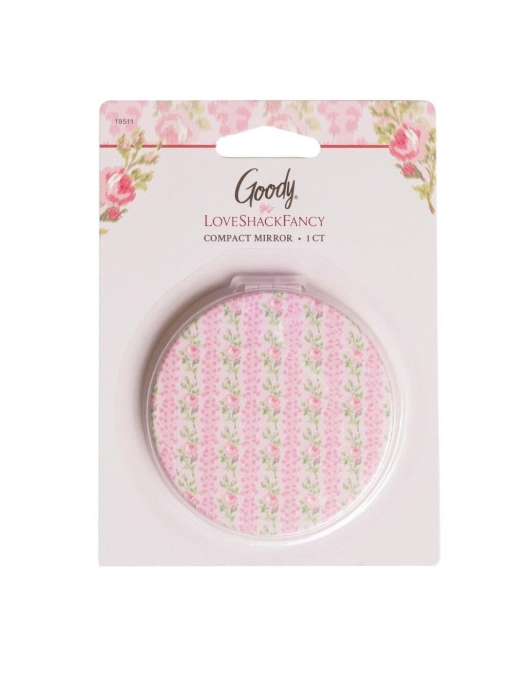 LoveShackFancy x Target - Goody Blooming Heirloom Mirror Compact 1CT Strawberry